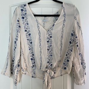 American Eagle Flowy Blouse